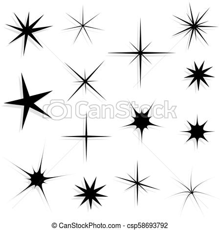 450x470 Conjunto, Destello, Vector, Estrellas, Original, Icono