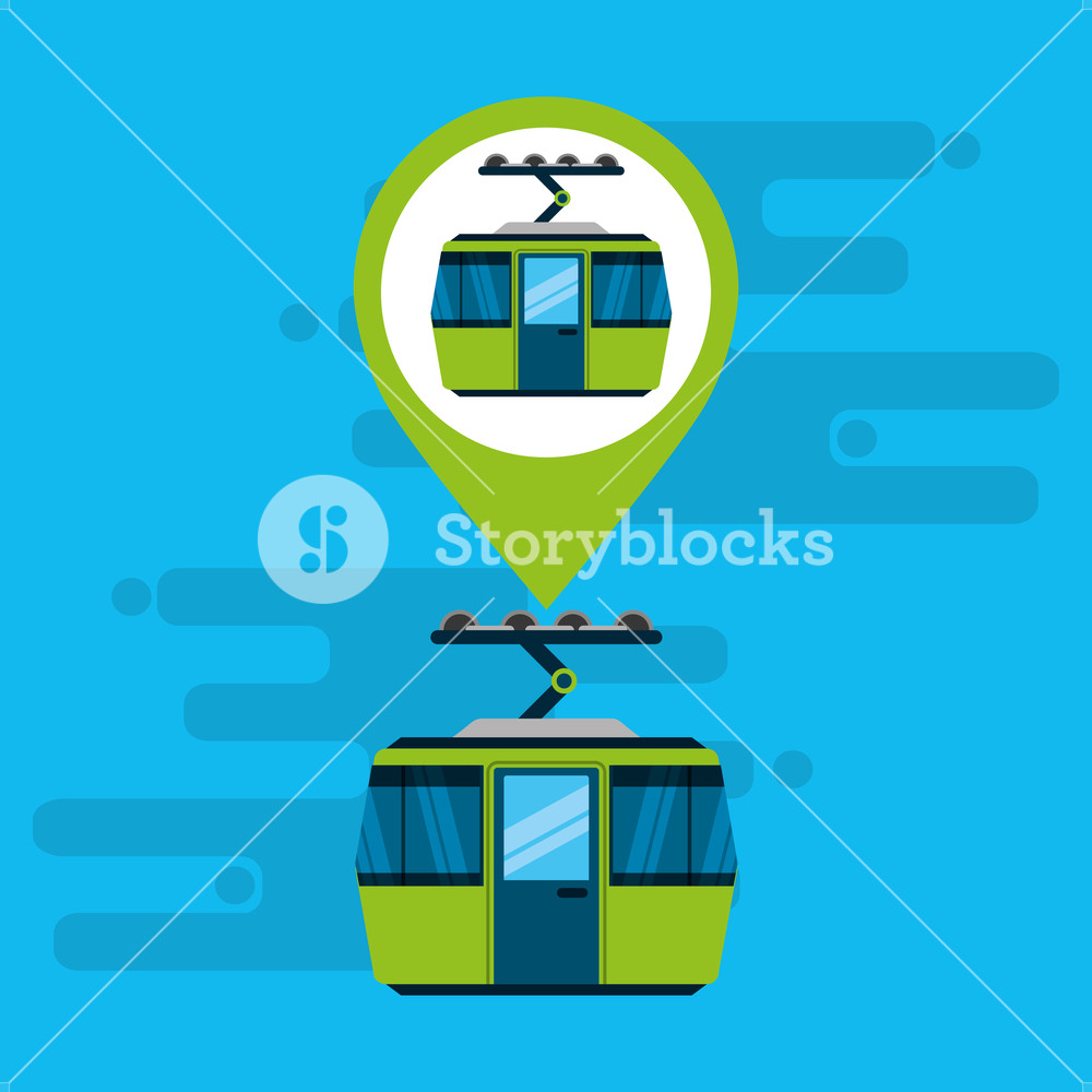 1000x1000 Gps Navigation Transportation Cableway Locaiton Destination Vector