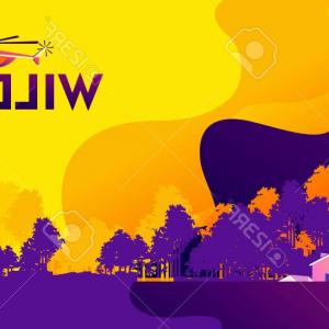 300x300 Stock Illustration Destroyed City Village With Fire Geekchicpro