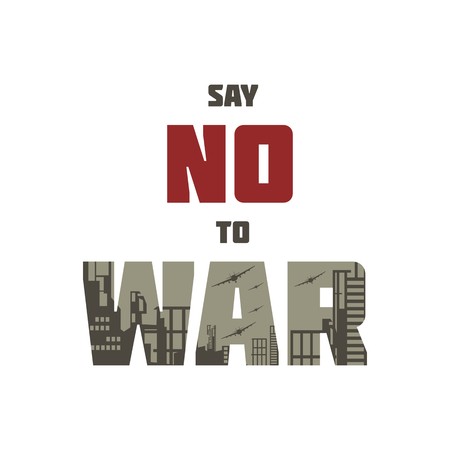 450x450 The Antiwar Poster With The Image Of The City Destroyed