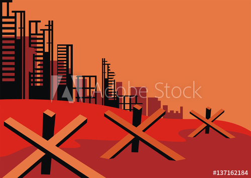 500x354 The City Which Has Burned Out, Destroyed