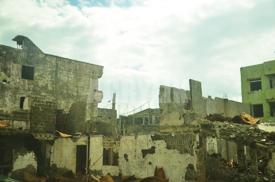 540x357 Various Building Destroyed In Marawi City Photo
