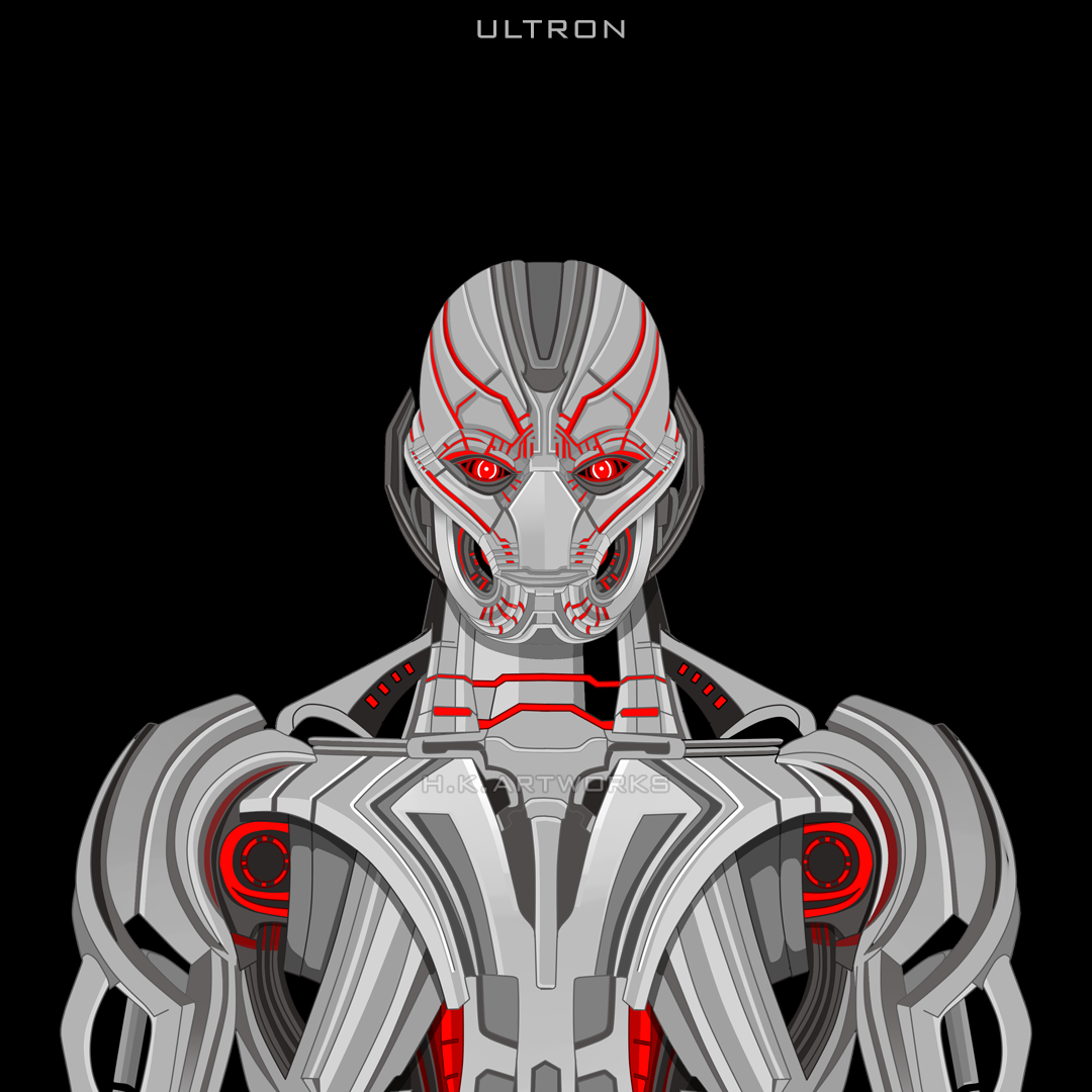 1080x1080 I Made Nano Detailed Ultron Prime Vector Art! Hope You Guys Like