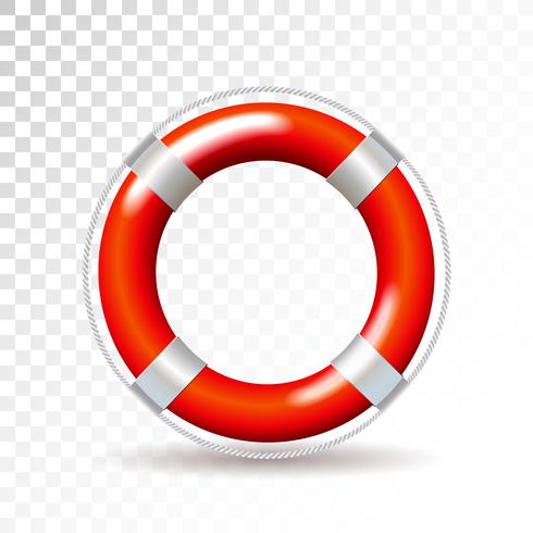 490x490 Life Buoy Isolated On Transparent Background Detailed Vector