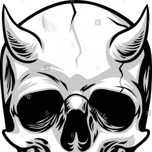300x300 Photostock Vector Image Of The Skull Vector Art Vintage Styled