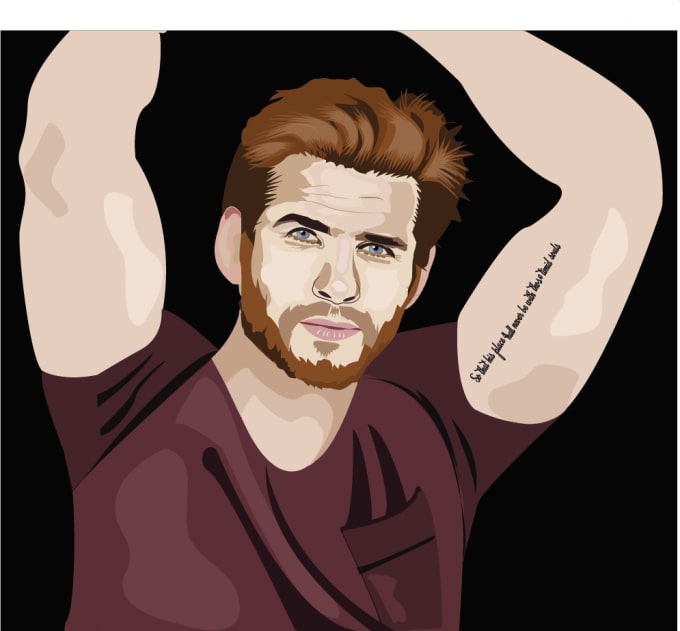 680x631 Create A Detailed Colored Vector Art,cartoon Portrait