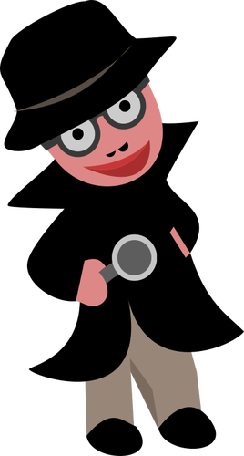 268x500 Detective Vector Image
