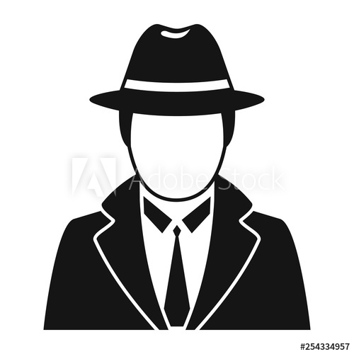500x500 Police Detective Icon Simple Illustration Of Police Detective