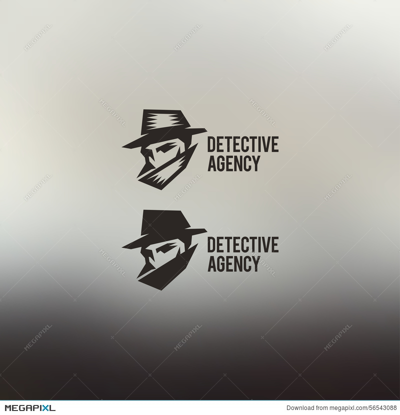800x830 Private Detective Vector Logo Illustration