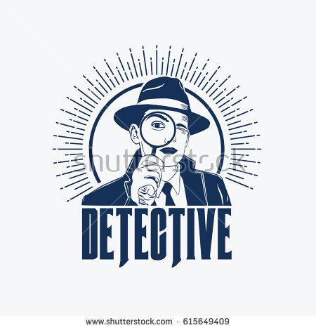 450x470 Detective Logo Vector Shutterstock Detective, Logos, Graphic