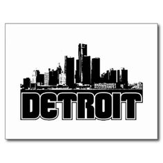 236x236 Collection Of 'detroit Skyline Silhouette' Download More Than