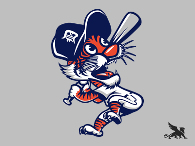 Detroit Tigers Logo Vector At Vectorified.com | Collection Of Detroit ...