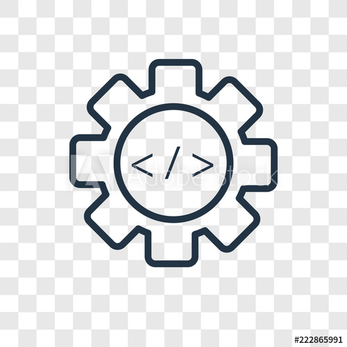500x500 Web Development Vector Icon Isolated On Transparent Background