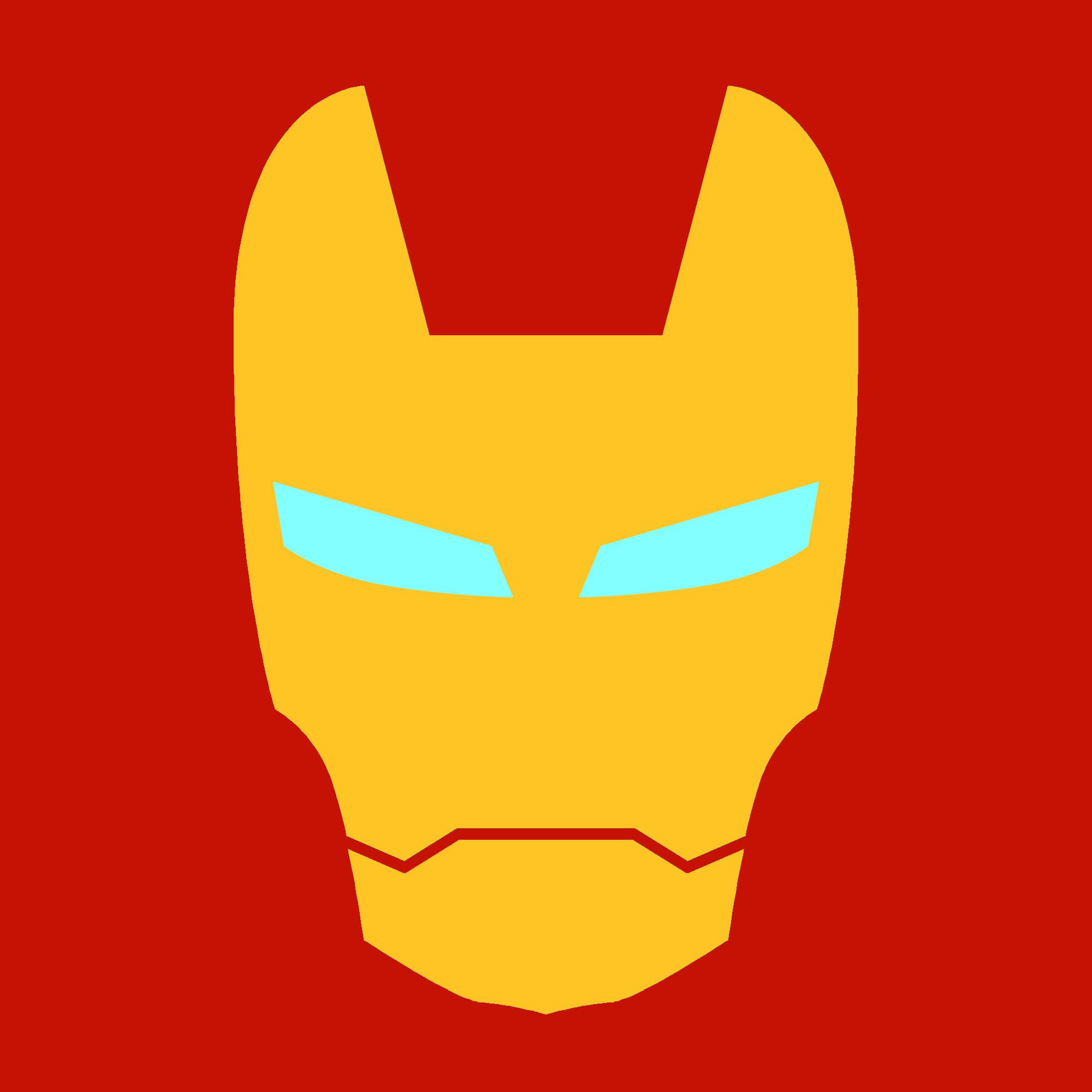 2000x2000 Iron Man Logo Vector Art