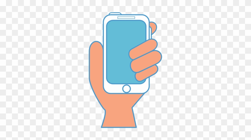 840x469 Smartphone Device Icon Vector Illustration