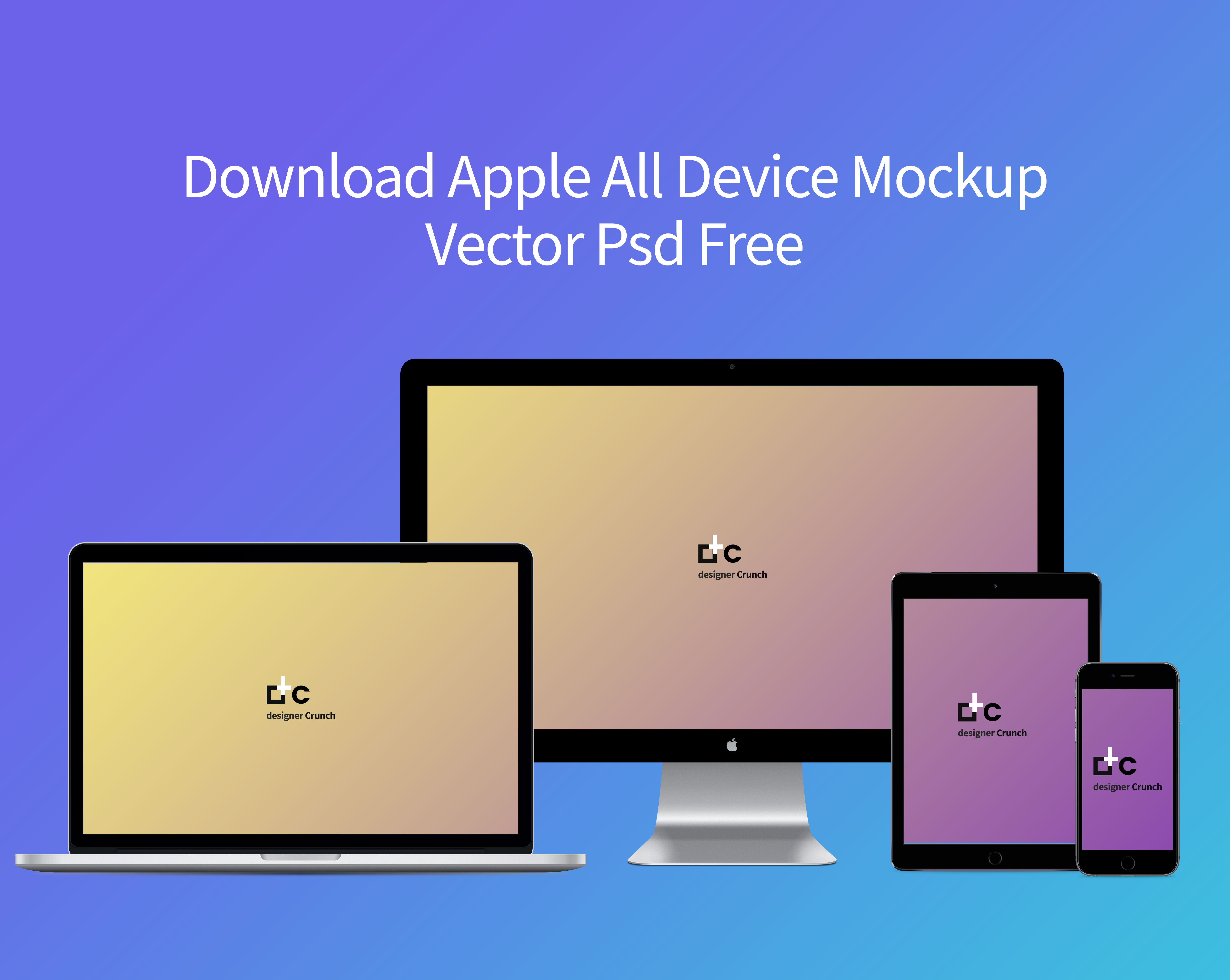 5162x4113 Modern Corporate Apple All Device Mock Up Free