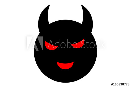 500x334 Devil Face Emoji Vector