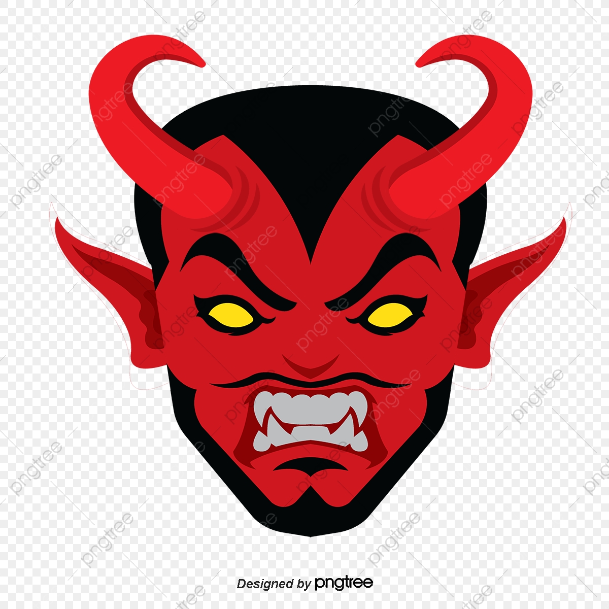 1200x1200 Vector Devil, Red Face, Devil, Avatar Png And Vector