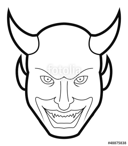 440x500 Devil Face Stock Image And Royalty Free Vector On Fotolia