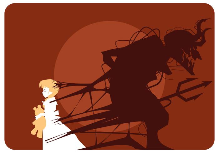 700x490 Devil Girl Vector Stock Images