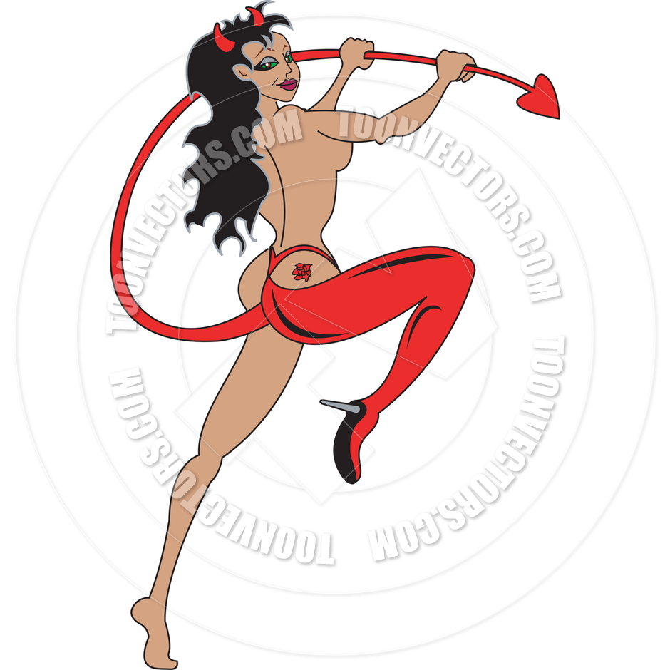 940x940 Girl Devil Clipart