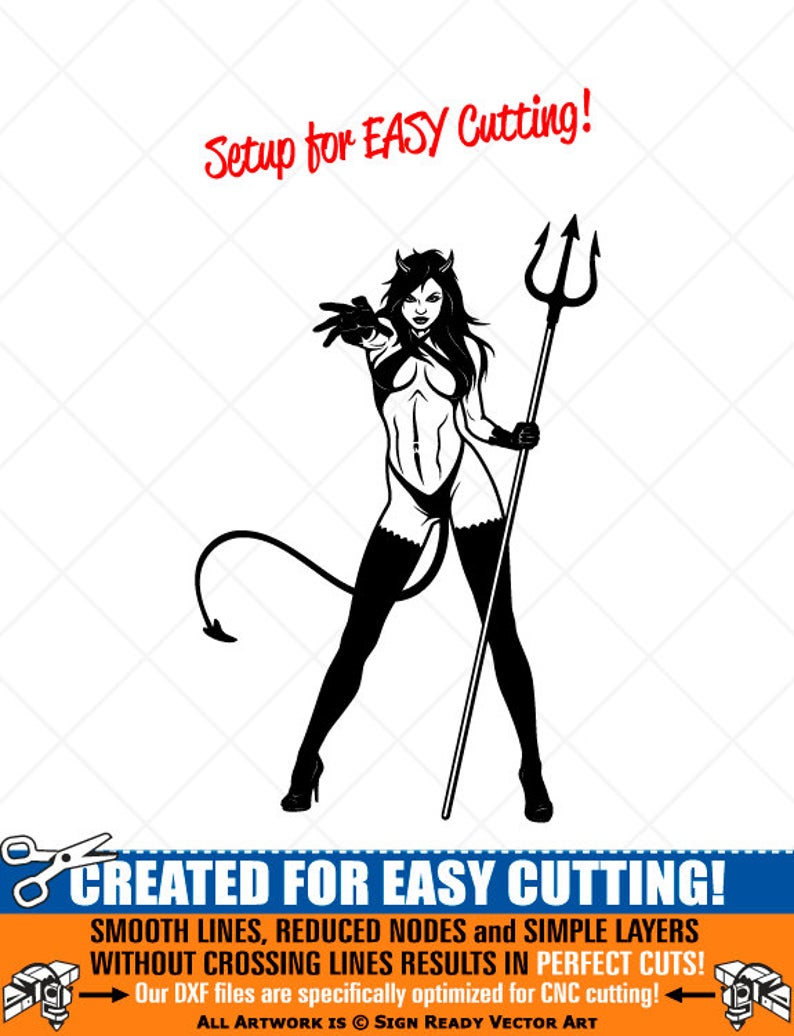 794x1036 Sexy Devil Girl Woman Clipart Vector Clip Art Graphics Digital Etsy