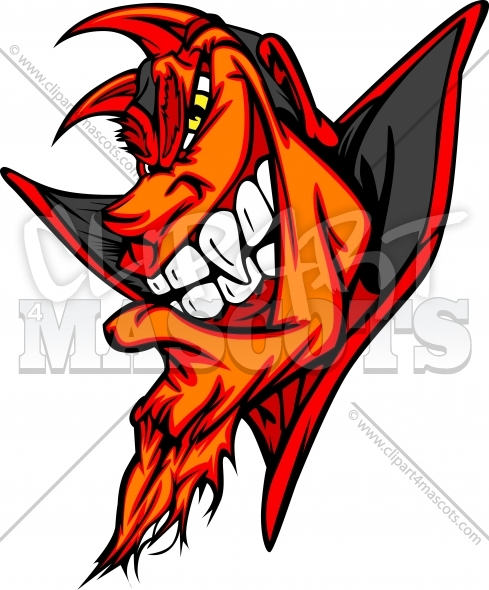 Devil Mascot Graphic Vector Cartoon 489x590 Devil Mascot Graphic Vector Cartoon