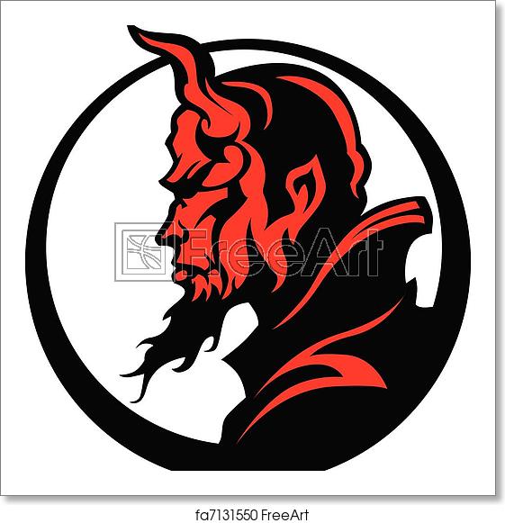 Free Art Print Of Devil Demon Mascot Head Vector Illu Graphic 561x581 Free Art Print Of Devil Demon Mascot Head Vector Illu Graphic