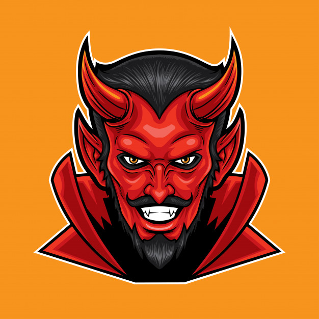 Red Devil Head Mascot Vector Premium Download 626x626 Red Devil Head Mascot Vector Premium Download