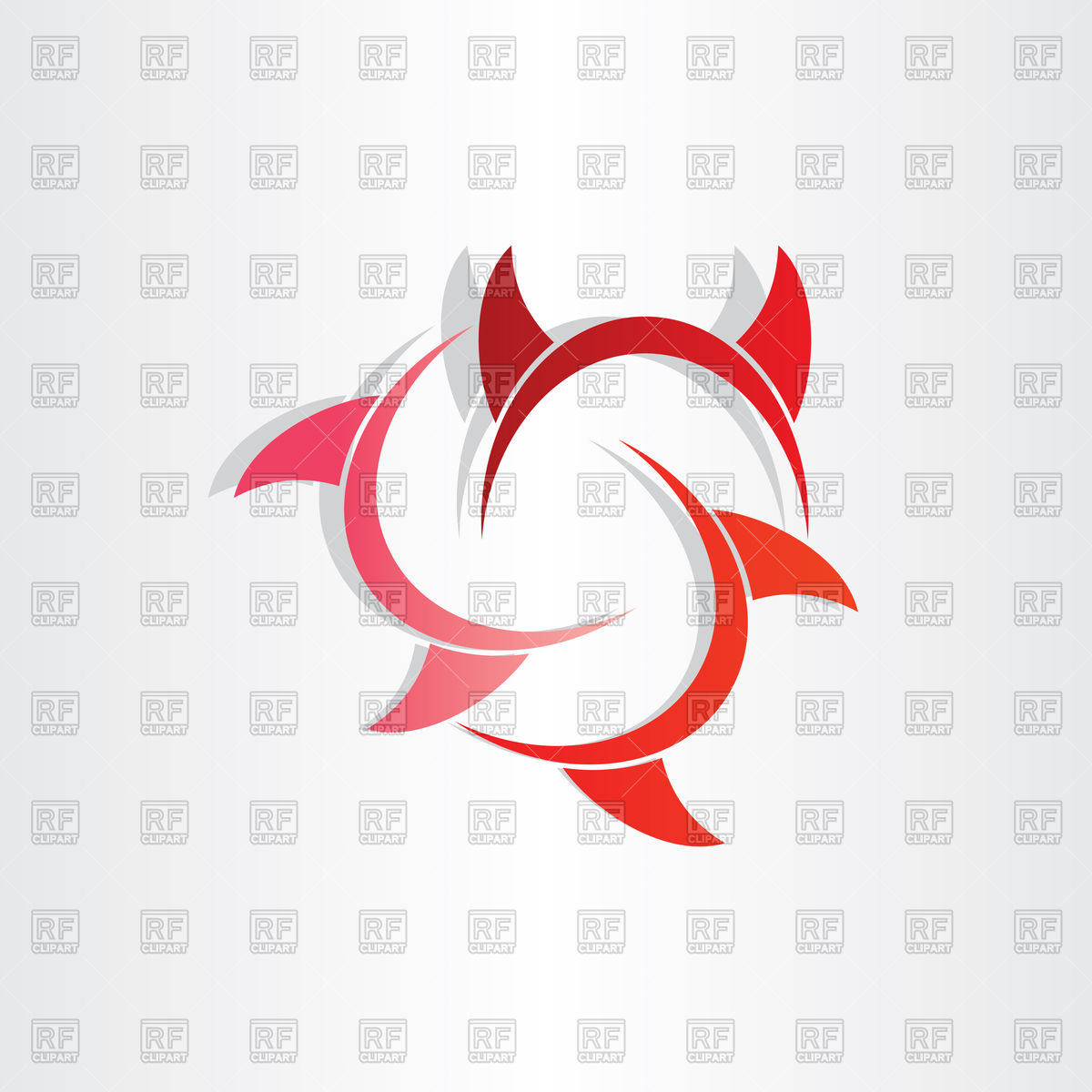 1200x1200 Devil Horns Abstract Symbol Icon Vector Image Of Icons And Emblems