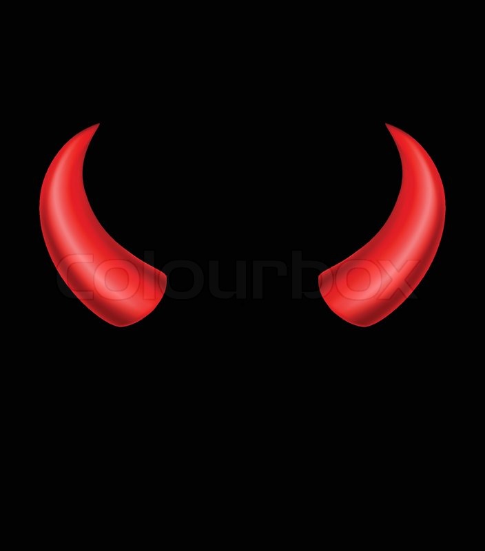 704x800 Vector Illustration Of Devil Horns On Stock Vector Colourbox