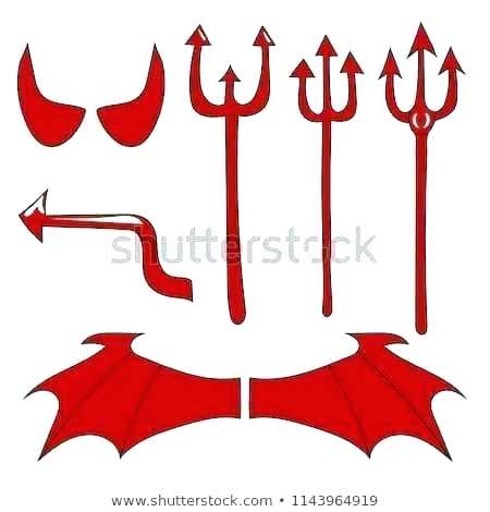 doodle devil horns
