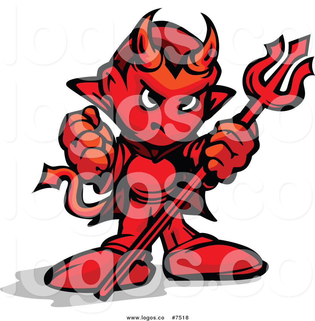 Royalty Free Clip Art Vector Logo Of A Devil Holding Up A Fist 1024x1044 Royalty Free Clip Art Vector Logo Of A Devil Holding Up A Fist