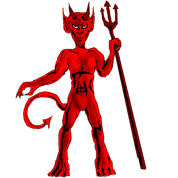 Devil With Pitchfork Clipart 600x600 Devil With Pitchfork Clipart