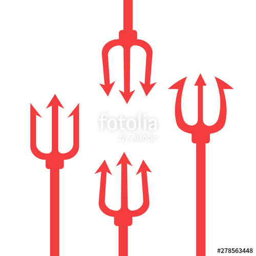 Pitchfork Devil Set Trident Devil Icon Stock Image And Royalty 500x500 Pitchfork Devil Set Trident Devil Icon Stock Image And Royalty