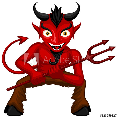 Devil Pitchfork Vector at Vectorified.com | Collection of Devil ...