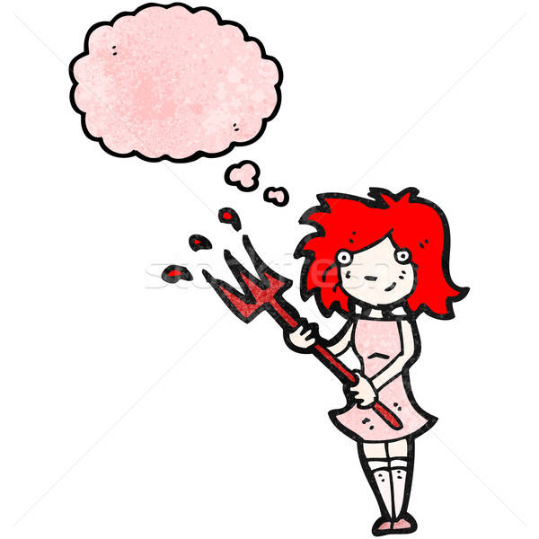 Woman With Devil Pitchfork Vector Illustration Lineartestpilot 600x600 Woman With Devil Pitchfork Vector Illustration Lineartestpilot