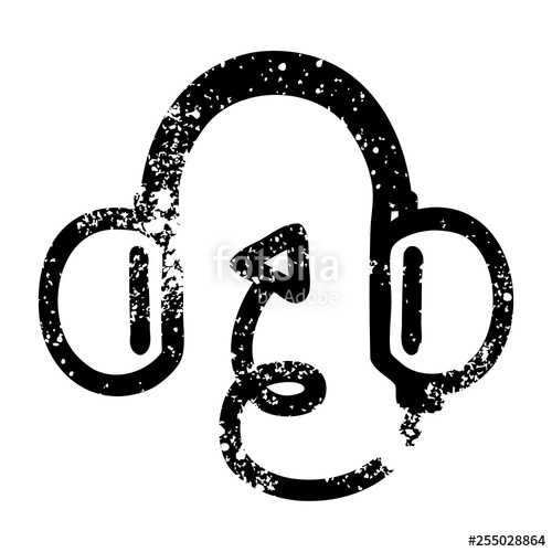 Music Headphones With Devil Tail Icon Stock Image And Royalty 500x500 Music Headphones With Devil Tail Icon Stock Image And Royalty