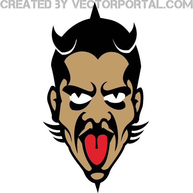 660x660 Face Of The Devil Vector Graphics