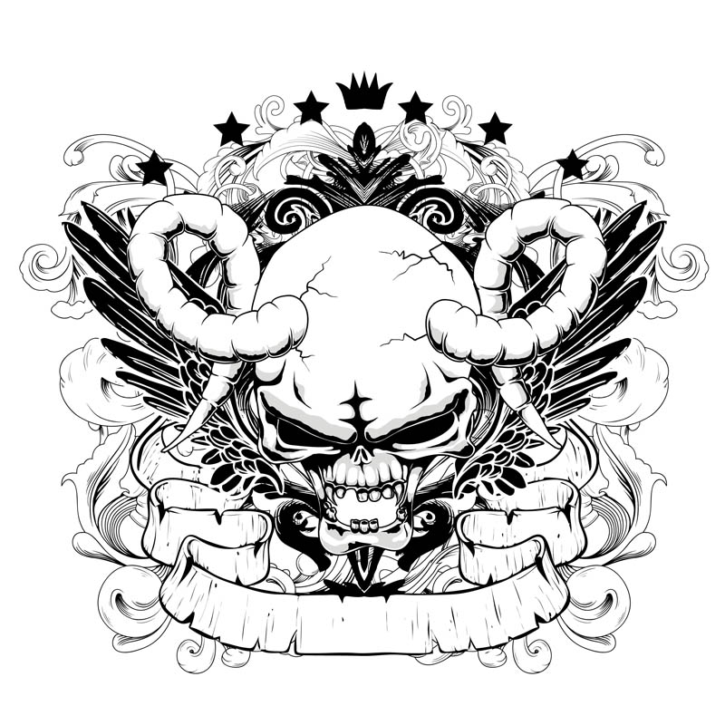 800x800 Handdrawn Line Draft Devil And The Angel