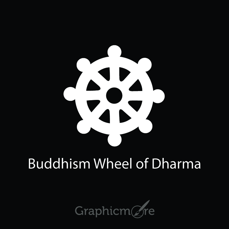 Dharma Wheel Vector