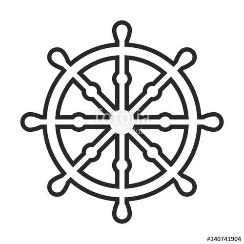 Dharma Wheel, Buddhism Vector Icon Stock Image And Royalty Free 500x500 Dharma Wheel, Buddhism Vector Icon Stock Image And Royalty Free