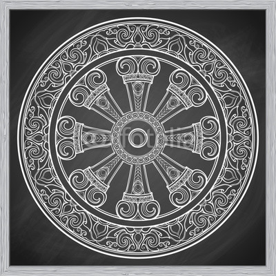 Dharma Wheel, Dharmachakra Symbol Of Buddha's Teachings 400x400 Dharma Wheel, Dharmachakra Symbol Of Buddha's Teachings