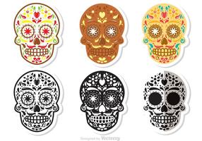 286x200 Dia De Los Muertos Skull Free Vector Art
