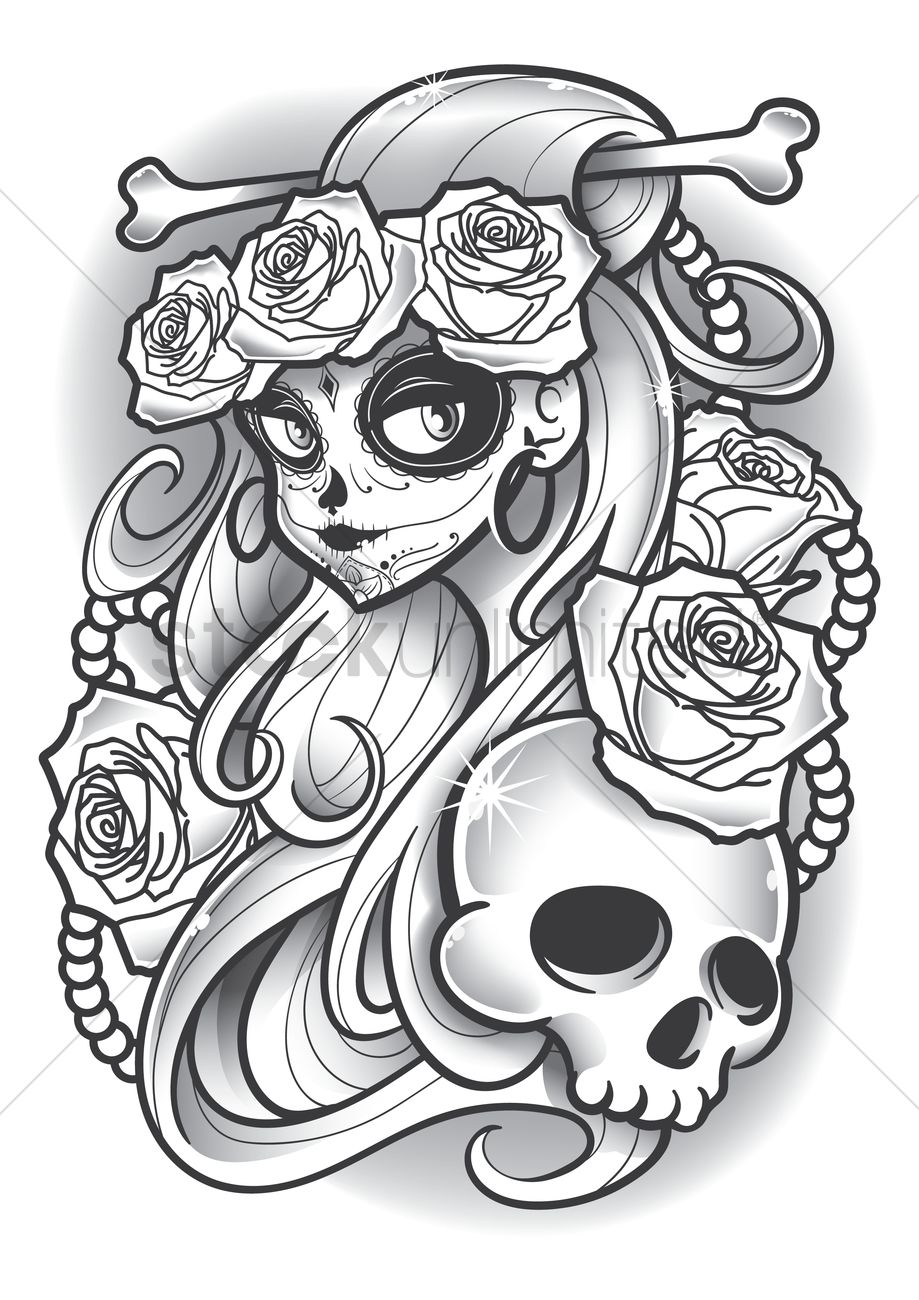 Dia De Los Muertos Vector at Collection