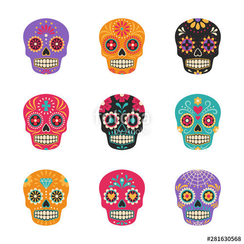 Dia De Muertos Vector at Vectorified.com | Collection of Dia De Muertos ...