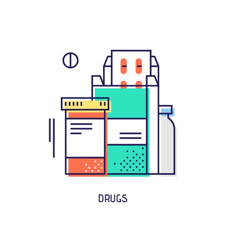 450x450 Drugs And Pills Icon Diabetes Vector Thin Line Icon Premium