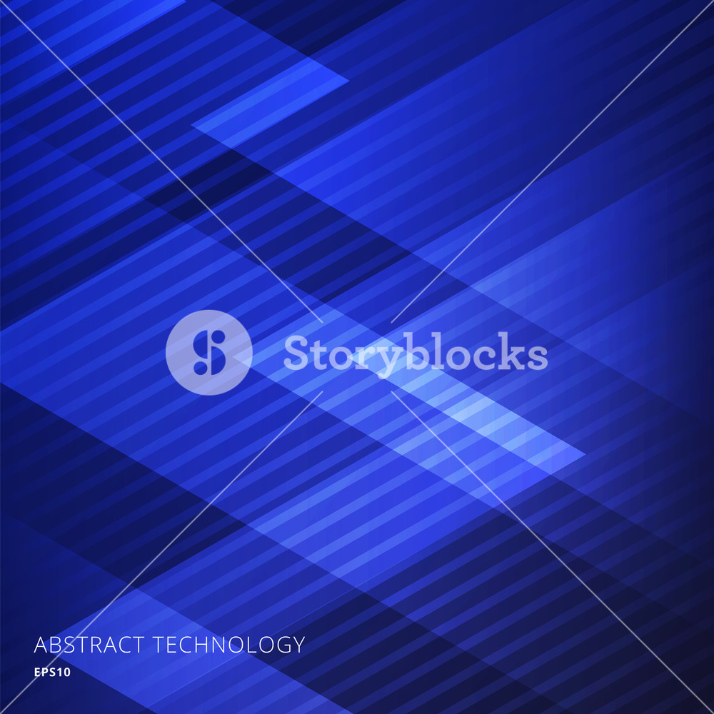 1000x1000 Abstract Elegant Geometric Triangles Blue Background With Diagonal