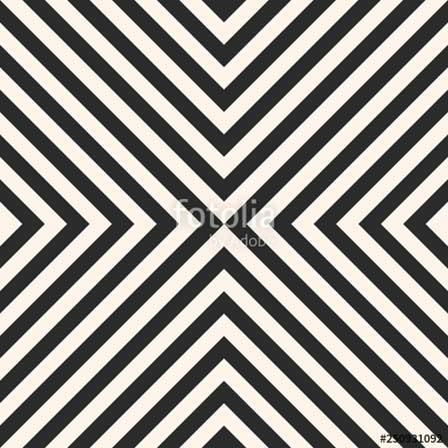 500x500 Black And White Stripes Vector Seamless Pattern Crossing Diagonal