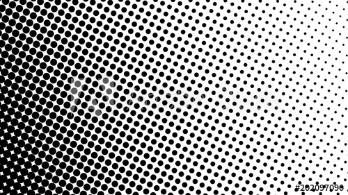 500x281 Gradient Halftone Dots Background Diagonal Vector Illustration